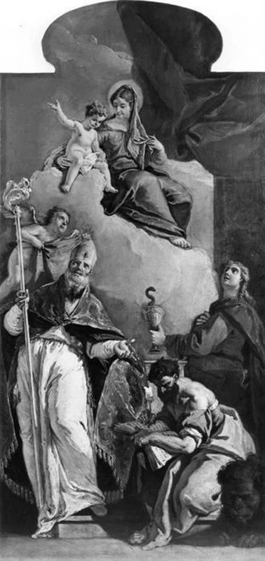 Madonna col Bambino e santi - Concei, Chiesa parrocchiale